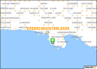 map of Ensanche Vista Alegre
