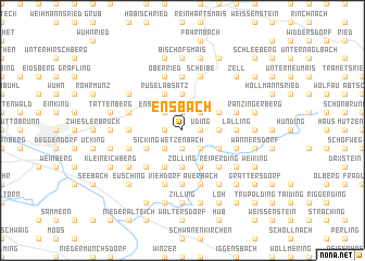 map of Ensbach