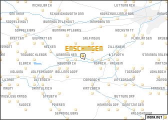 map of Enschingen