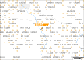 map of Ensdorf