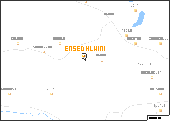 map of Ensedhlwini