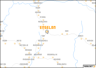 map of Ensélan