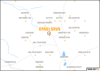 map of Enselsrus
