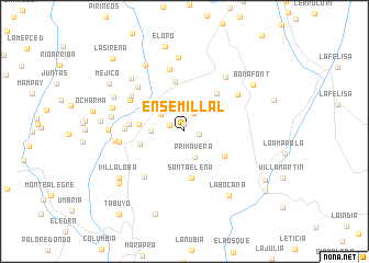 map of Ensemillal