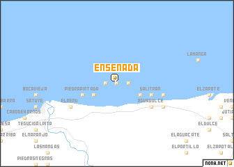 map of Ensenada
