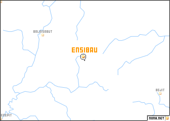 map of Ensibau