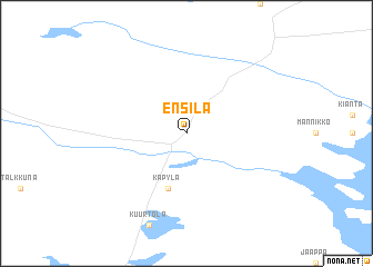 map of Ensilä
