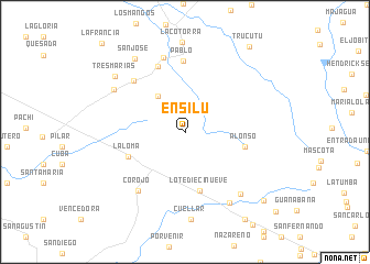map of Ensilú