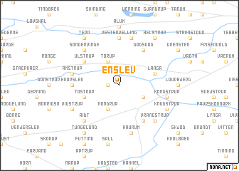 map of Enslev