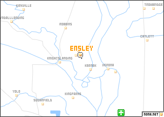map of Ensley