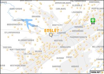 map of Ensley