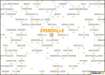 map of Ensonville