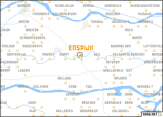 map of Enspijk