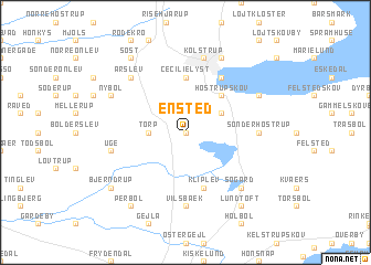 map of Ensted