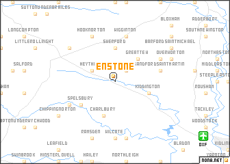 map of Enstone