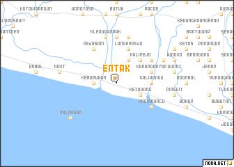 map of Entak