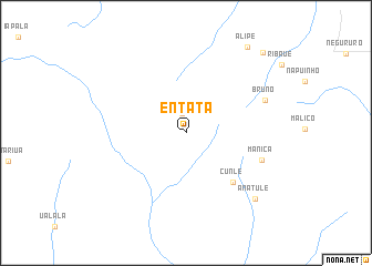 map of Entata