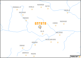 map of Entata