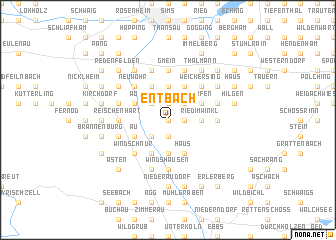 map of Entbach