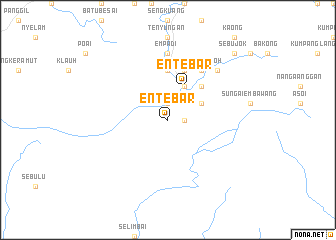 map of Entebar