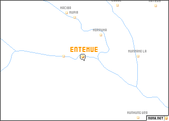 map of Entemue