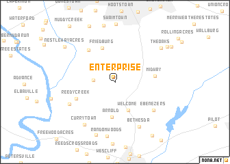 map of Enterprise