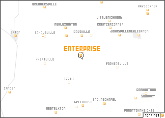 map of Enterprise