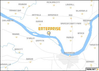 map of Enterprise