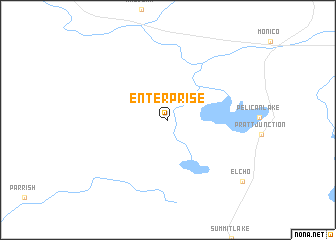 map of Enterprise