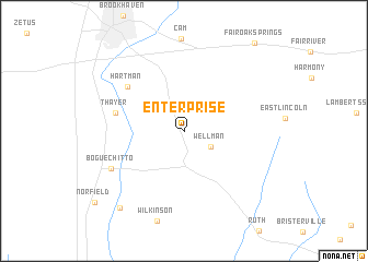 map of Enterprise