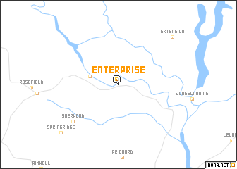 map of Enterprise