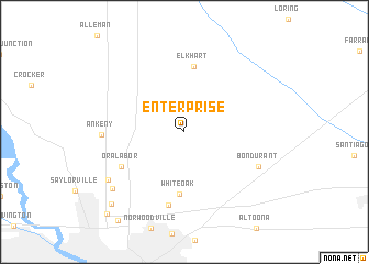 map of Enterprise