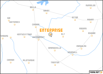 map of Enterprise