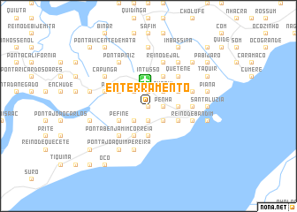 map of Enterramento