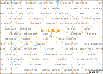 map of Entorcisa