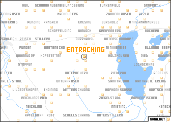 map of Entraching