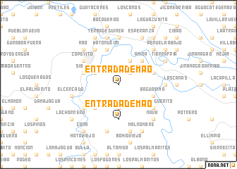map of Entrada de Mao