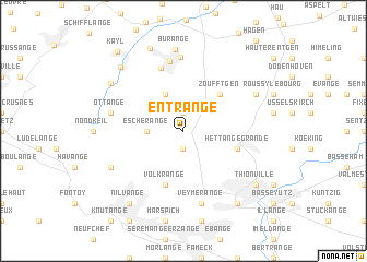 map of Entrange