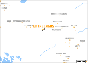 map of Entre-Lagos