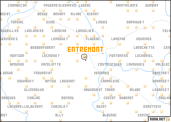 map of Entremont