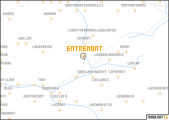 map of Entremont