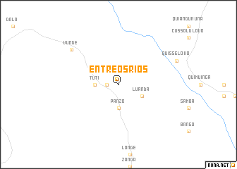 map of Entre-os-Rios