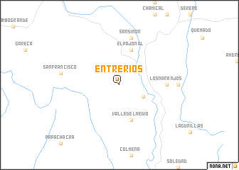 map of Entre Ríos