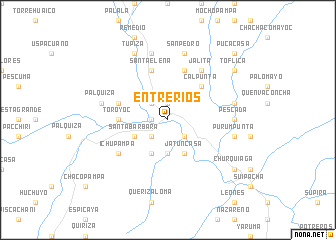 map of Entre Ríos