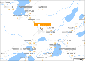 map of Entre Ríos