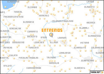 map of Entre Ríos