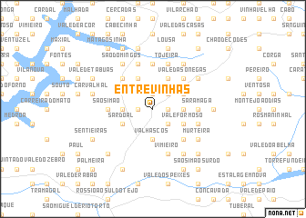 map of Entrevinhas