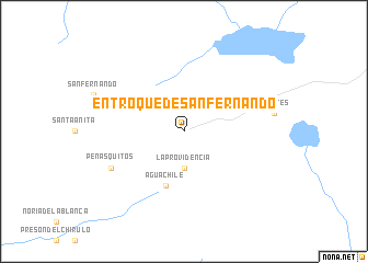 map of Entroque de San Fernando