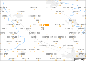 map of Entrup