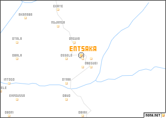 map of Entsaka